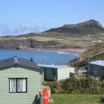 View from Pencarnan Caravan Park
